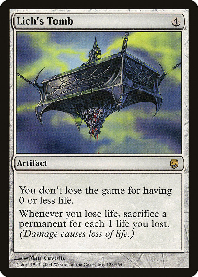 Lich's Tomb [Darksteel] MTG Single Magic: The Gathering | Red Claw Gaming