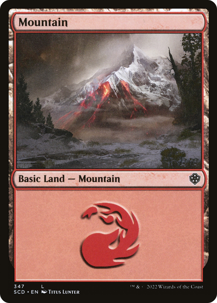 Mountain (347) [Starter Commander Decks] MTG Single Magic: The Gathering | Red Claw Gaming