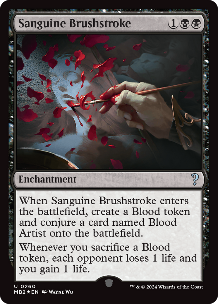 Sanguine Brushstroke [Mystery Booster 2] MTG Single Magic: The Gathering | Red Claw Gaming