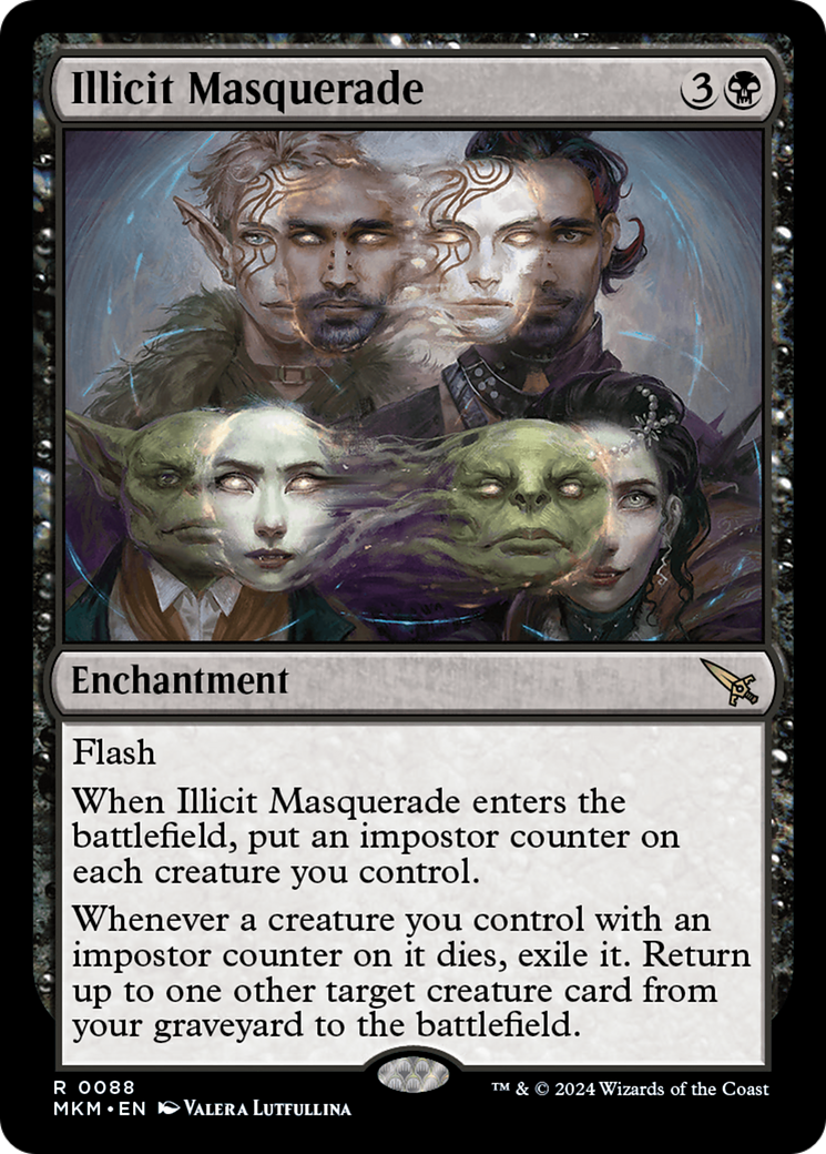 Illicit Masquerade [Murders at Karlov Manor] MTG Single Magic: The Gathering    | Red Claw Gaming