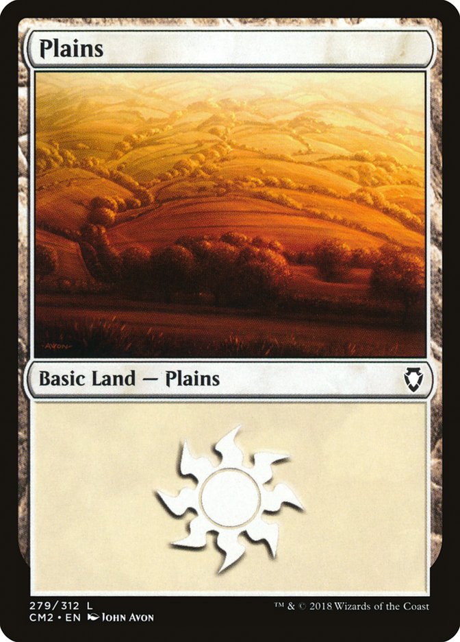Plains (279) [Commander Anthology Volume II] MTG Single Magic: The Gathering | Red Claw Gaming