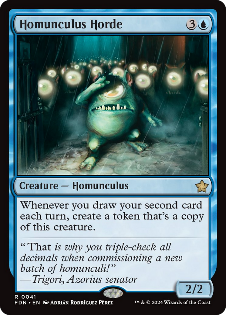 Homunculus Horde [Foundations] MTG Single Magic: The Gathering | Red Claw Gaming