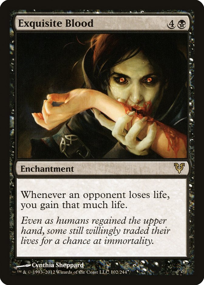 Exquisite Blood [Avacyn Restored] MTG Single Magic: The Gathering | Red Claw Gaming