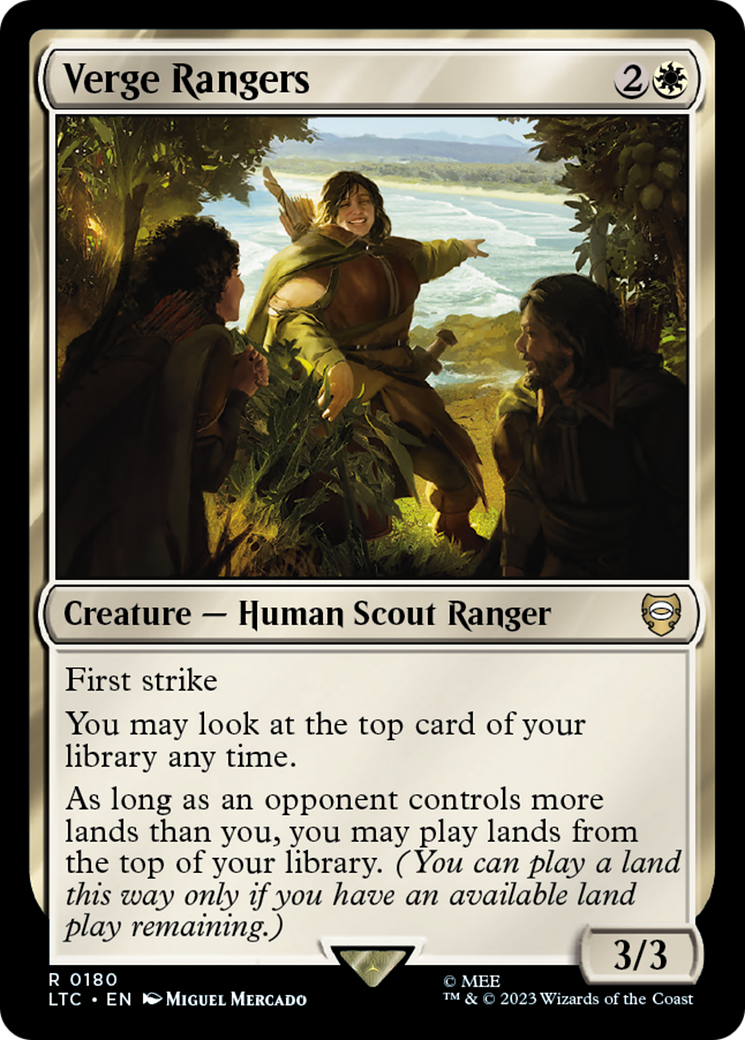 Verge Rangers [The Lord of the Rings: Tales of Middle-Earth Commander] MTG Single Magic: The Gathering | Red Claw Gaming