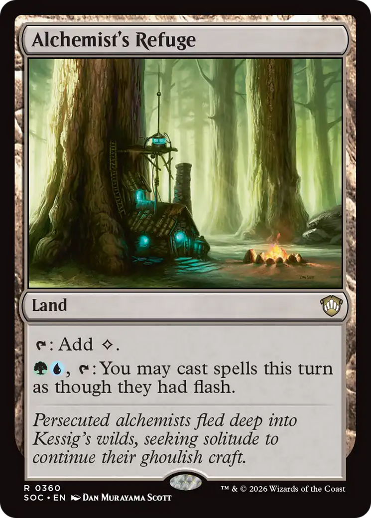 Alchemist's Refuge [Secrets of Strixhaven Commander] MTG Single Magic: The Gathering | Red Claw Gaming