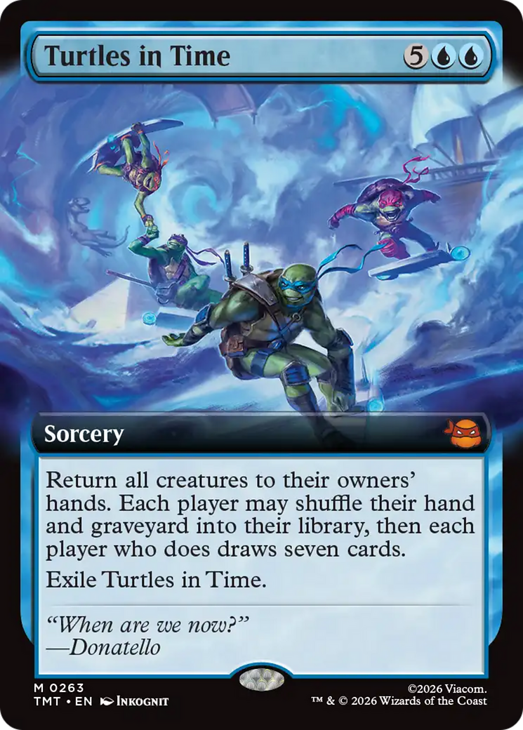 Turtles in Time (Extended Art) [Teenage Mutant Ninja Turtles] MTG Single Magic: The Gathering | Red Claw Gaming