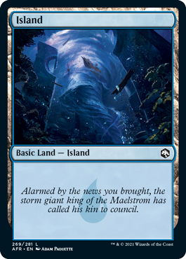 Island (269) [Dungeons & Dragons: Adventures in the Forgotten Realms] MTG Single Magic: The Gathering | Red Claw Gaming