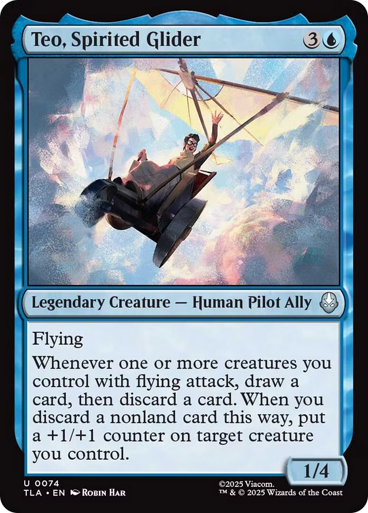 Teo, Spirited Glider [Avatar: The Last Airbender] MTG Single Magic: The Gathering | Red Claw Gaming