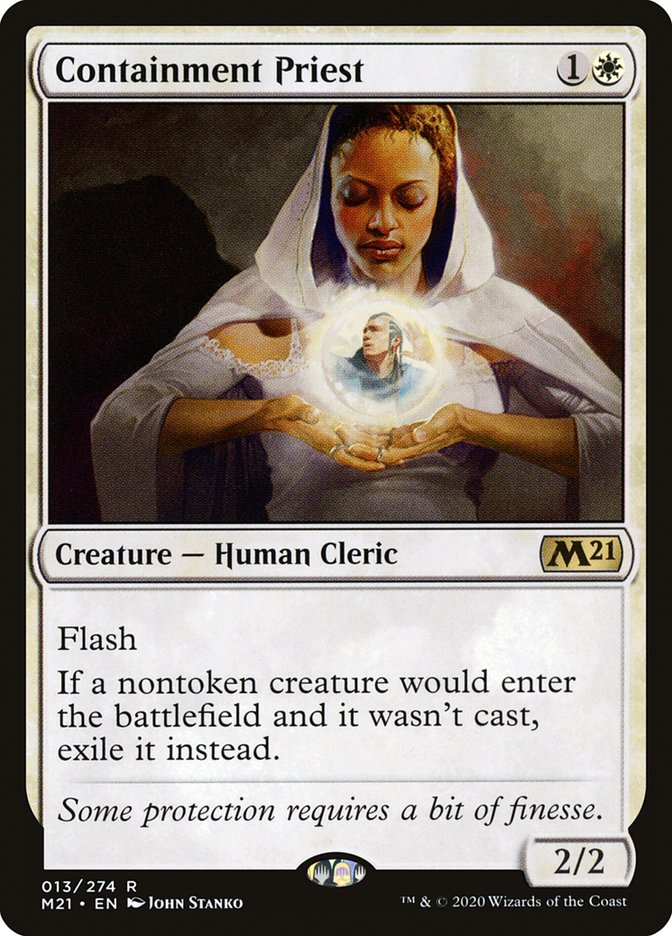 Containment Priest [Core Set 2021] MTG Single Magic: The Gathering | Red Claw Gaming