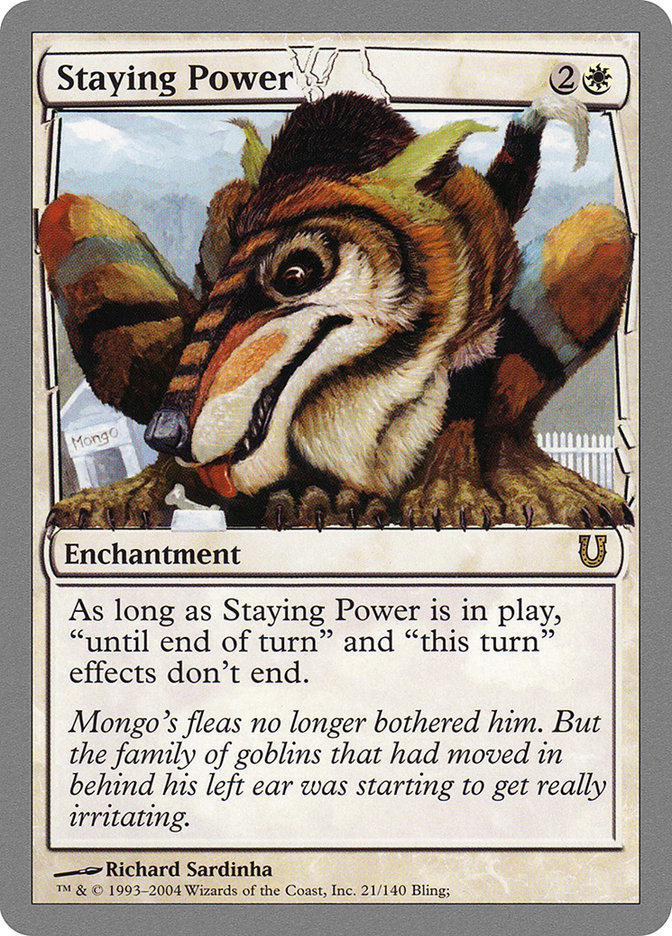 Staying Power [Unhinged] MTG Single Magic: The Gathering | Red Claw Gaming