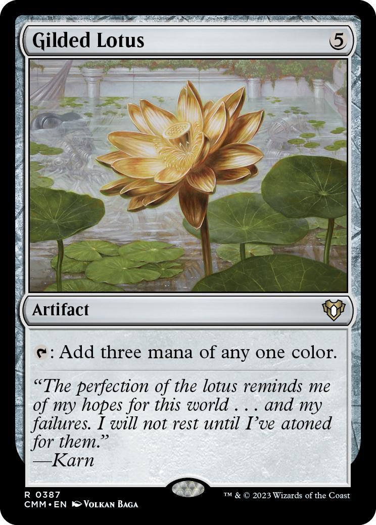 Gilded Lotus [Commander Masters] MTG Single Magic: The Gathering | Red Claw Gaming