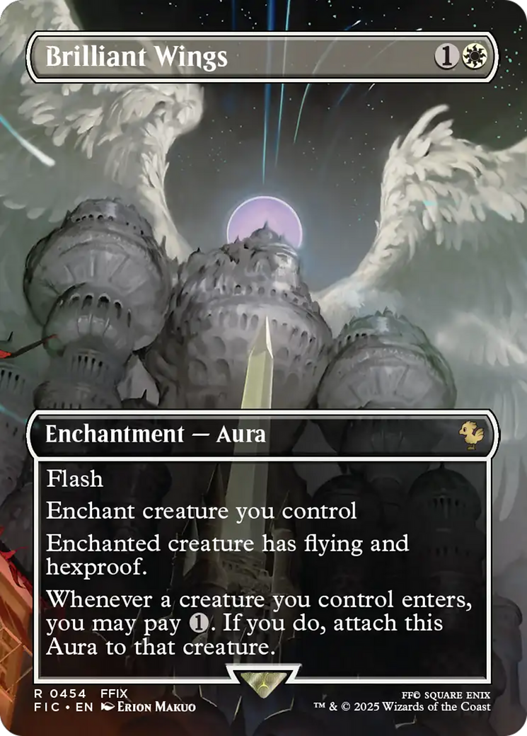 Brilliant Wings (Borderless) [FINAL FANTASY Commander] MTG Single Magic: The Gathering | Red Claw Gaming