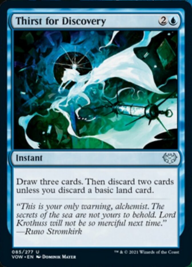 Thirst for Discovery [Innistrad: Crimson Vow] MTG Single Magic: The Gathering | Red Claw Gaming
