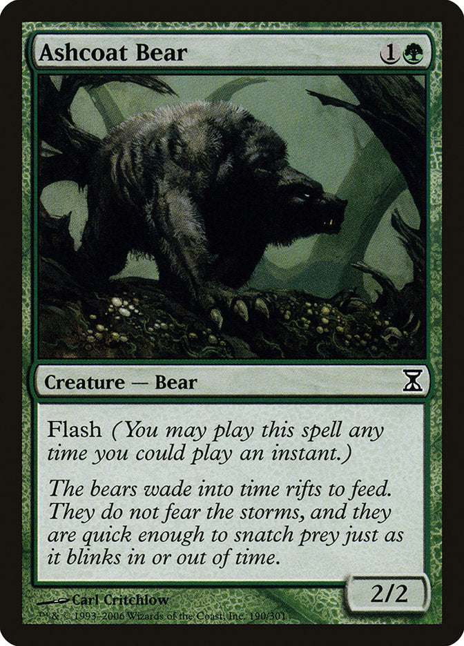 Ashcoat Bear [Time Spiral] MTG Single Magic: The Gathering | Red Claw Gaming