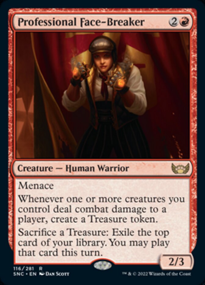 Professional Face-Breaker [Streets of New Capenna] MTG Single Magic: The Gathering | Red Claw Gaming