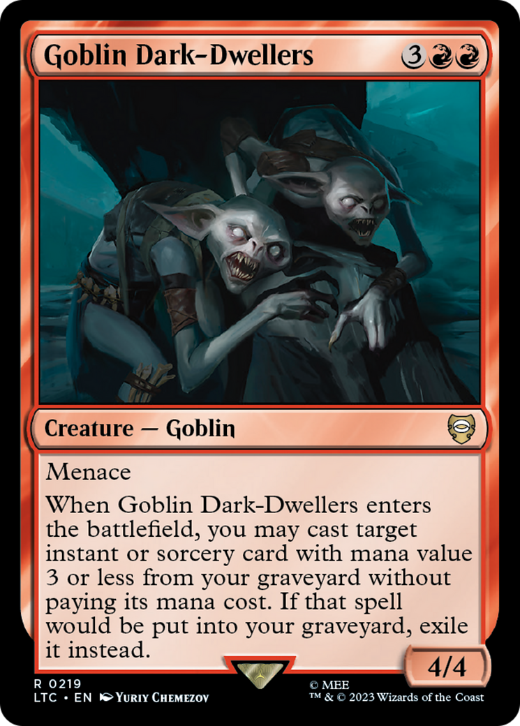 Goblin Dark-Dwellers [The Lord of the Rings: Tales of Middle-Earth Commander] MTG Single Magic: The Gathering | Red Claw Gaming