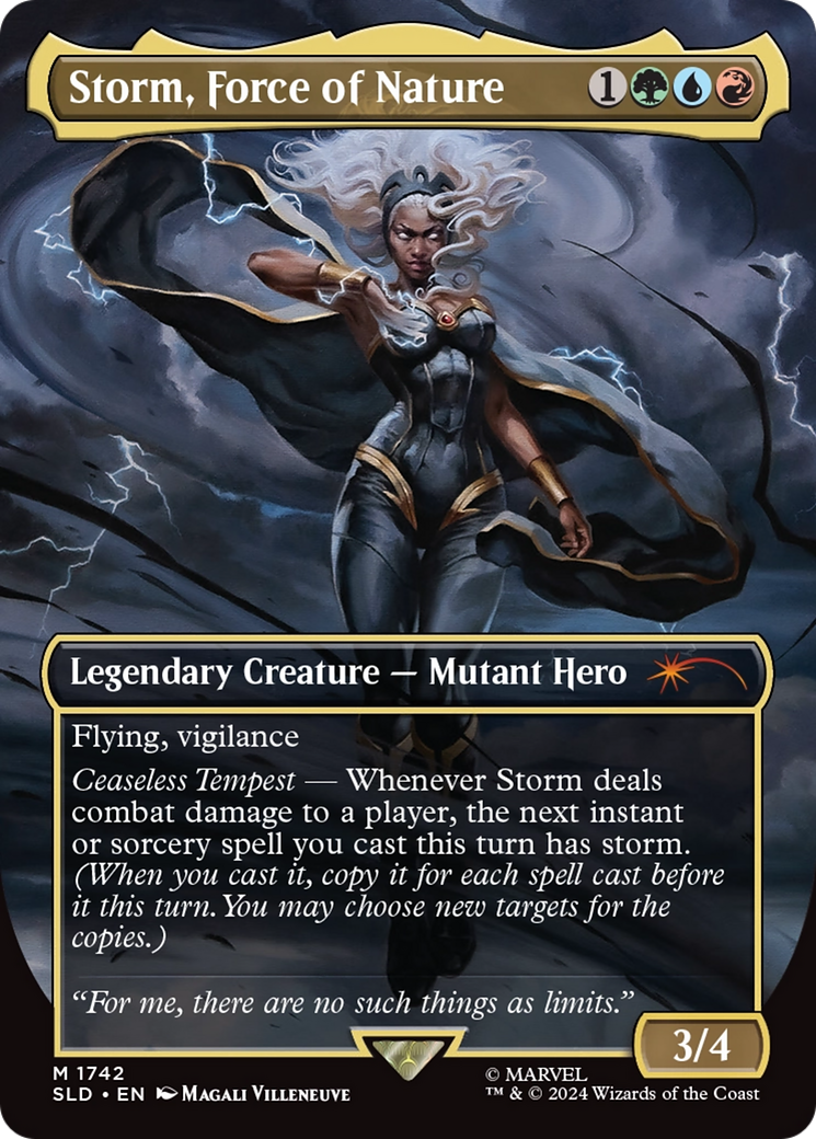 Storm, Force of Nature (Rainbow Foil) [Secret Lair Drop Series] MTG Single Magic: The Gathering | Red Claw Gaming