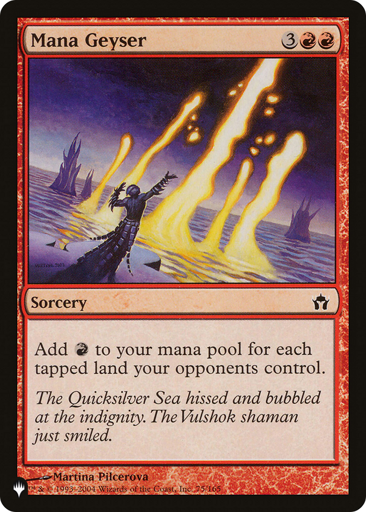 Mana Geyser [The List] MTG Single Magic: The Gathering | Red Claw Gaming