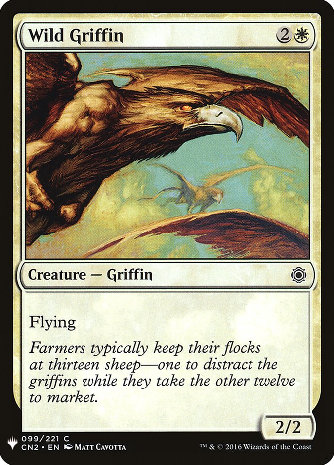 Wild Griffin [Mystery Booster] MTG Single Magic: The Gathering | Red Claw Gaming