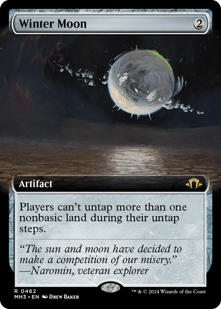 Winter Moon (Extended Art) [Modern Horizons 3] MTG Single Magic: The Gathering    | Red Claw Gaming