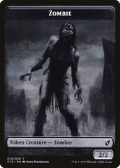 Ob Nixilis, Reignited Emblem // Zombie (010) Double-Sided Token [Commander 2019 Tokens] MTG Single Magic: The Gathering | Red Claw Gaming