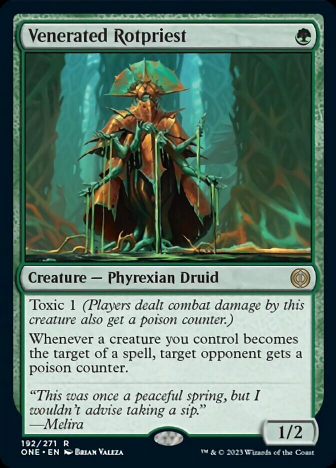 Venerated Rotpriest [Phyrexia: All Will Be One] MTG Single Magic: The Gathering | Red Claw Gaming