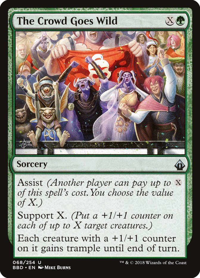 The Crowd Goes Wild [Battlebond] MTG Single Magic: The Gathering | Red Claw Gaming