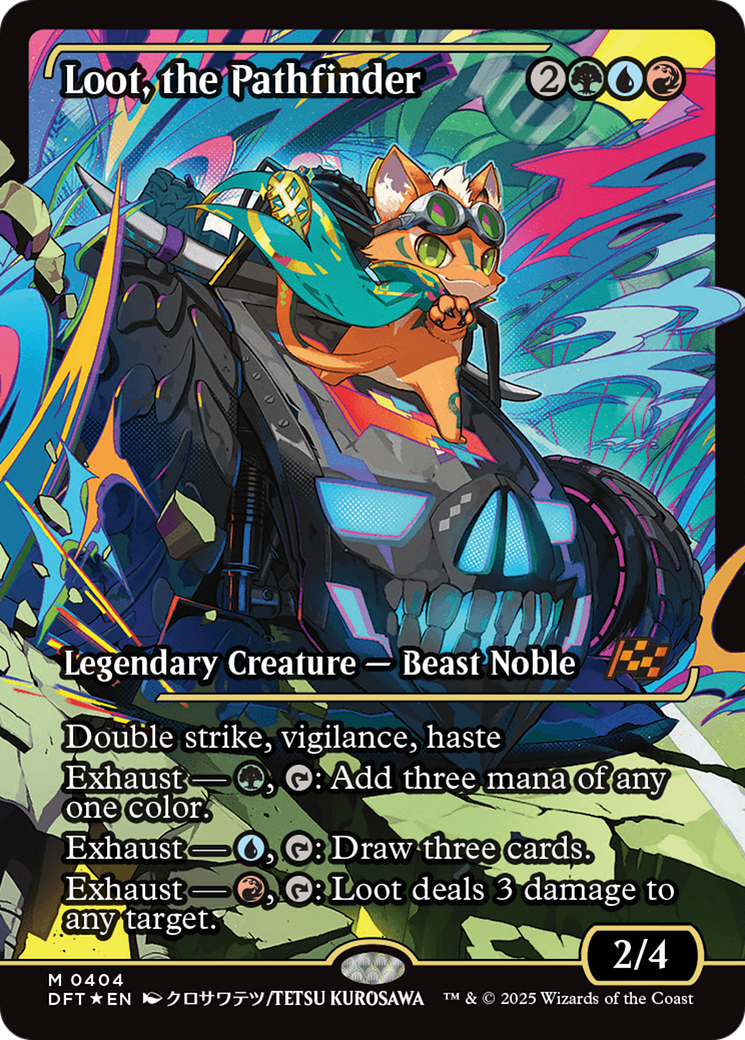 Loot, the Pathfinder (Showcase) [Aetherdrift] MTG Single Magic: The Gathering | Red Claw Gaming