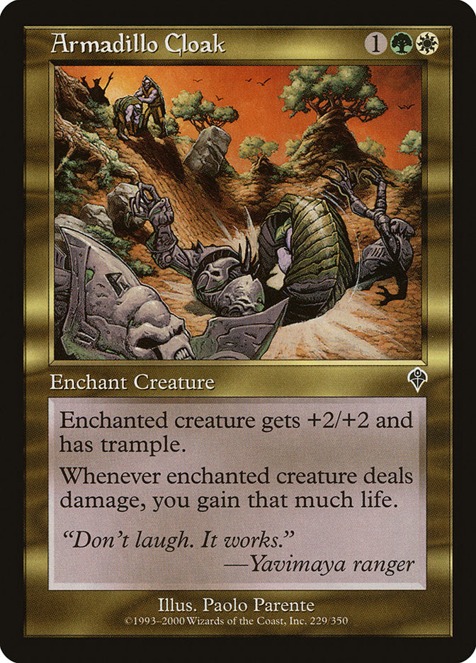 Armadillo Cloak [Invasion] MTG Single Magic: The Gathering | Red Claw Gaming