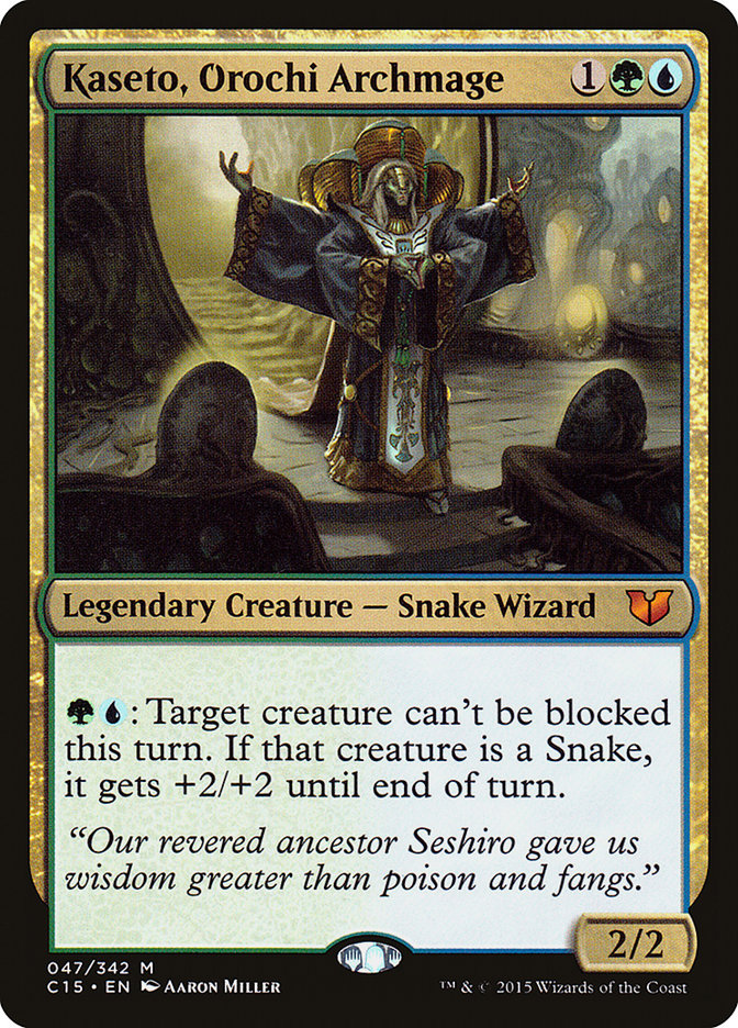 Kaseto, Orochi Archmage [Commander 2015] MTG Single Magic: The Gathering | Red Claw Gaming