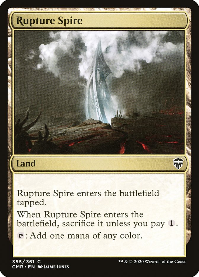 Rupture Spire (355) [Commander Legends] MTG Single Magic: The Gathering | Red Claw Gaming