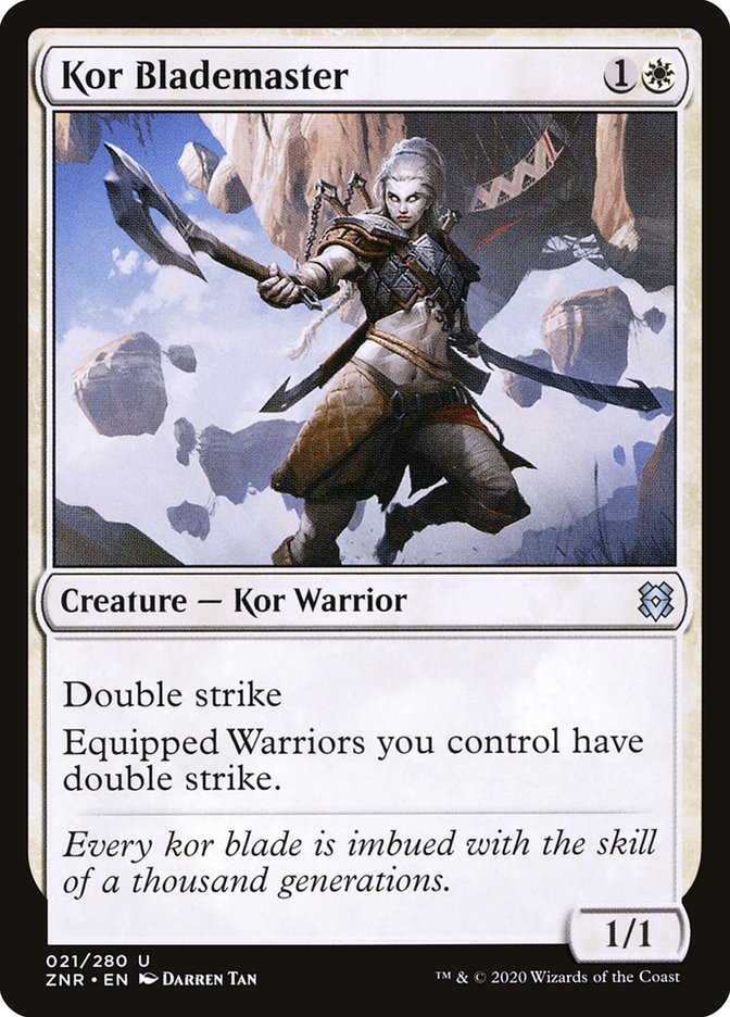 Kor Blademaster [Zendikar Rising] MTG Single Magic: The Gathering | Red Claw Gaming
