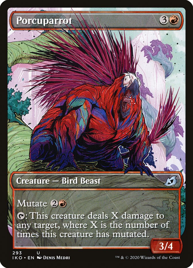 Porcuparrot (Showcase) [Ikoria: Lair of Behemoths] MTG Single Magic: The Gathering | Red Claw Gaming