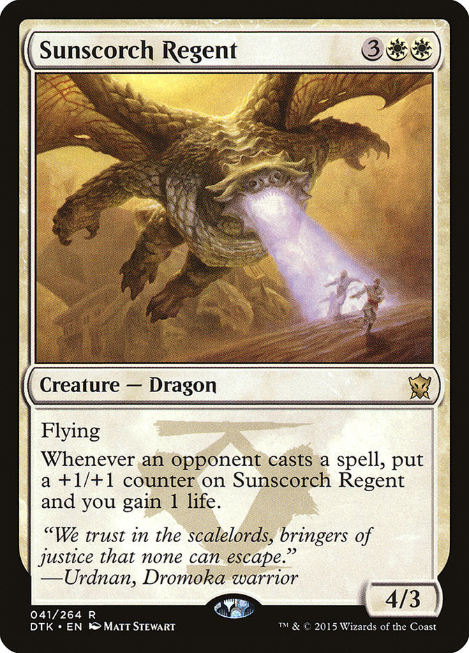 Sunscorch Regent [Dragons of Tarkir] MTG Single Magic: The Gathering | Red Claw Gaming