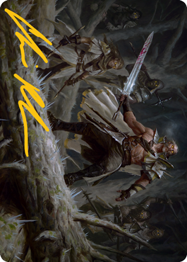 Tovolar, Dire Overlord 1 Art Card (Gold-Stamped Signature) [Innistrad: Midnight Hunt Art Series] MTG Single Magic: The Gathering | Red Claw Gaming