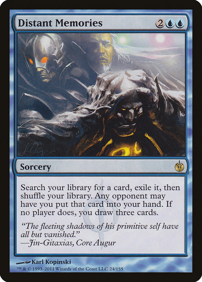 Distant Memories [Mirrodin Besieged] MTG Single Magic: The Gathering | Red Claw Gaming