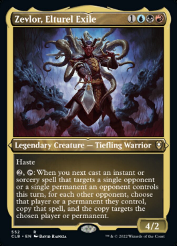 Zevlor, Elturel Exile (Foil Etched) [Commander Legends: Battle for Baldur's Gate] MTG Single Magic: The Gathering | Red Claw Gaming