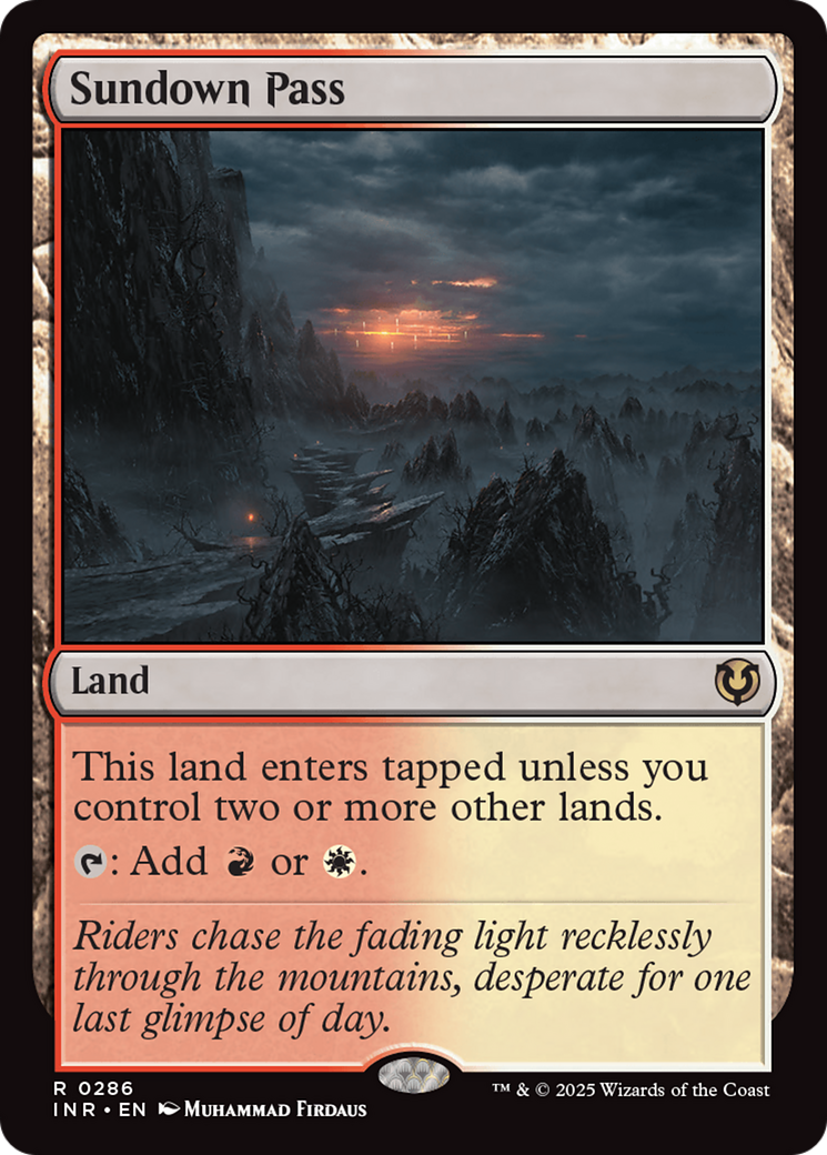Sundown Pass [Innistrad Remastered] MTG Single Magic: The Gathering | Red Claw Gaming