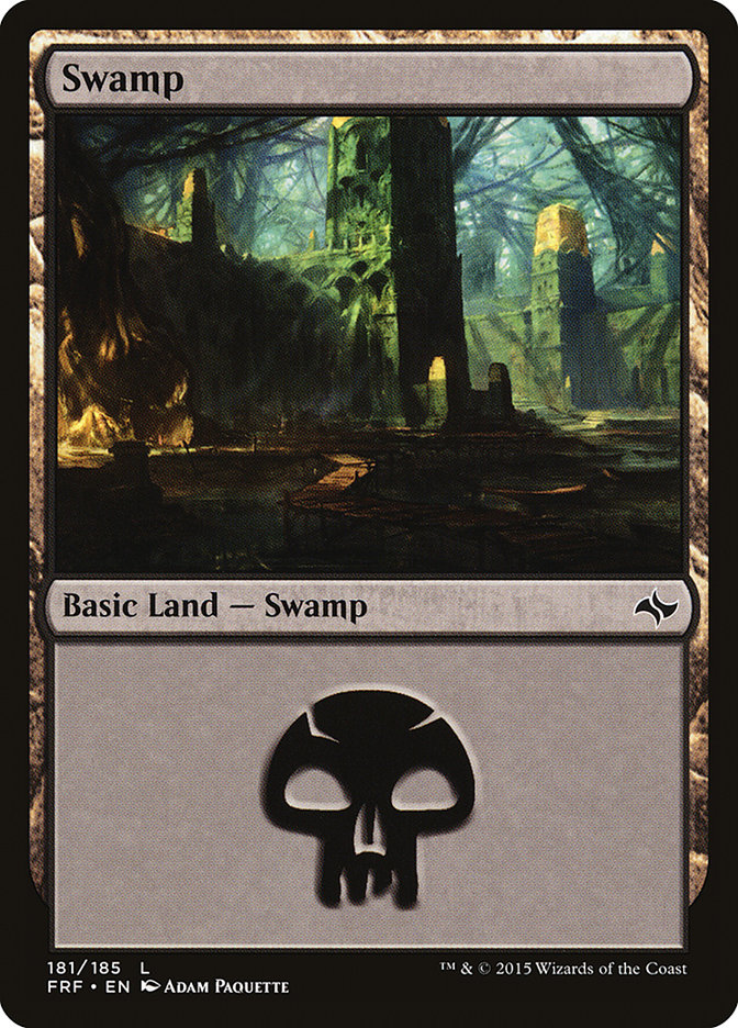 Swamp (181) [Fate Reforged] MTG Single Magic: The Gathering | Red Claw Gaming