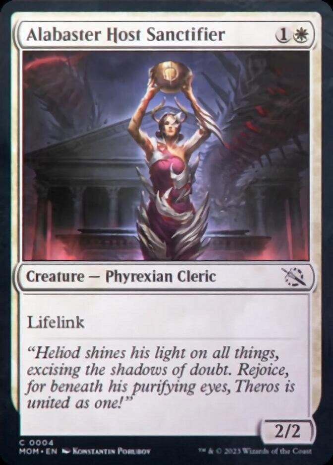 Alabaster Host Sanctifier [March of the Machine] MTG Single Magic: The Gathering    | Red Claw Gaming