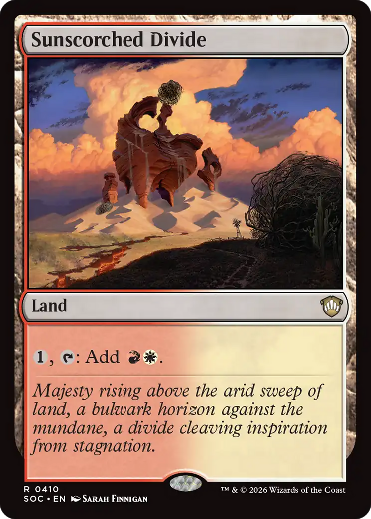 Sunscorched Divide [Secrets of Strixhaven Commander] MTG Single Magic: The Gathering | Red Claw Gaming