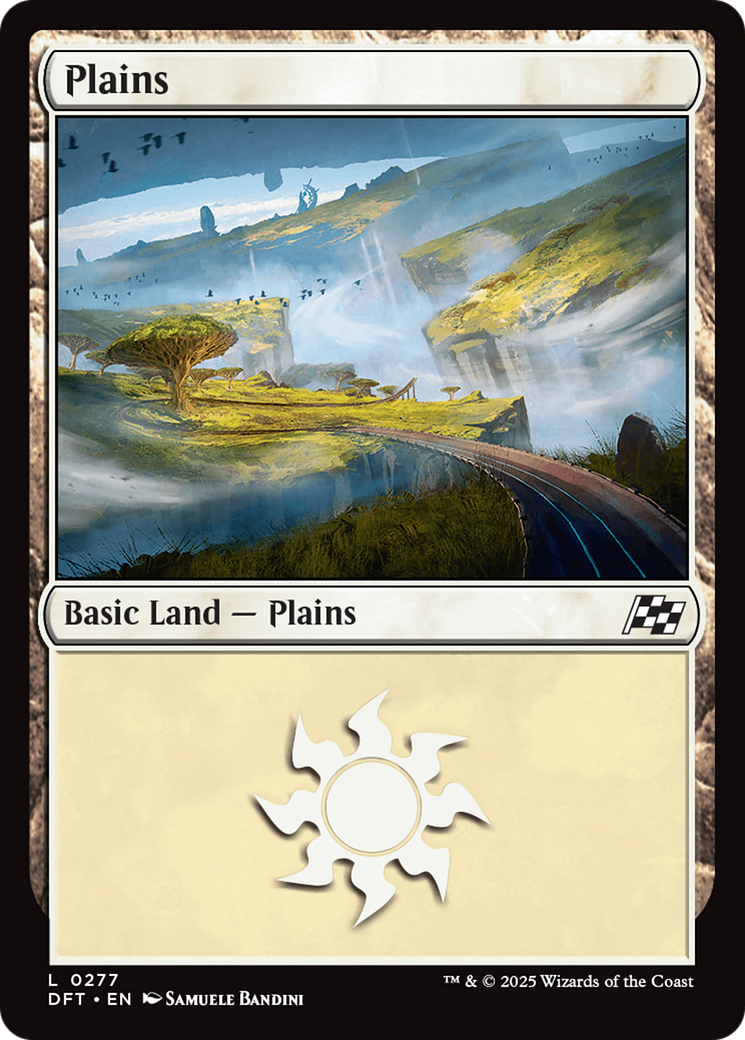 Plains (0277) [Aetherdrift] MTG Single Magic: The Gathering | Red Claw Gaming