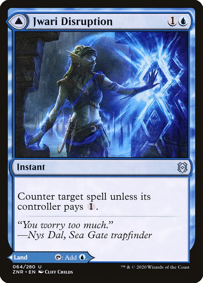 Jwari Disruption // Jwari Ruins [Zendikar Rising] MTG Single Magic: The Gathering | Red Claw Gaming
