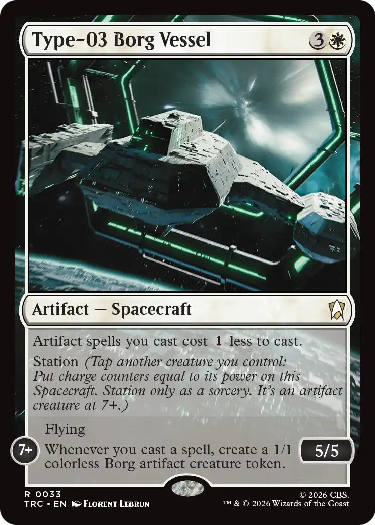 Type-03 Borg Vessel (Surge Foil) [Star Trek Commander] | Red Claw Gaming