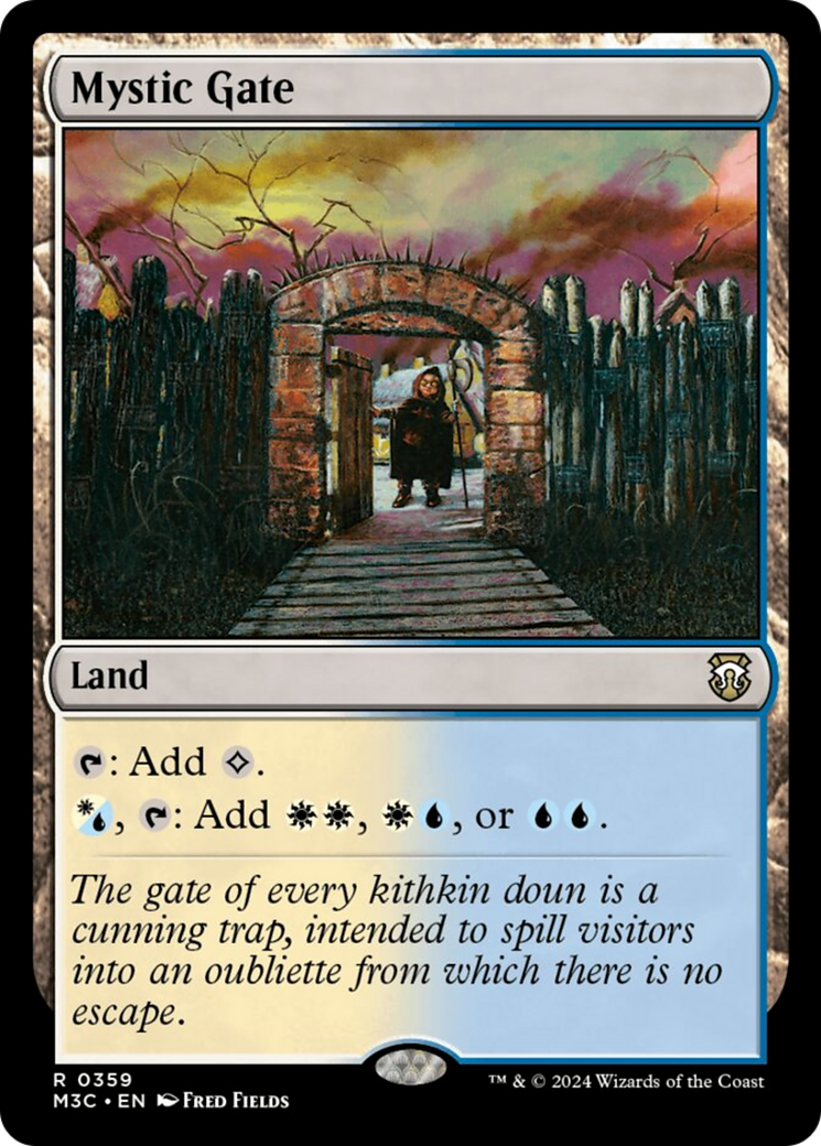 Mystic Gate (Ripple Foil) [Modern Horizons 3 Commander] MTG Single Magic: The Gathering | Red Claw Gaming