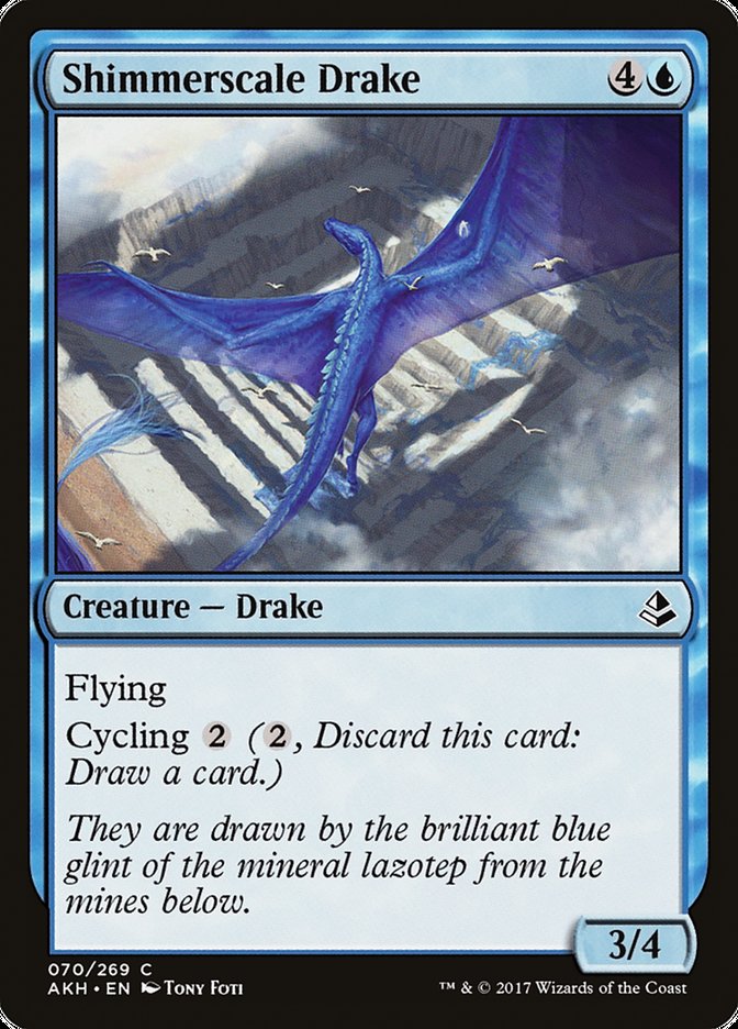 Shimmerscale Drake [Amonkhet] MTG Single Magic: The Gathering | Red Claw Gaming