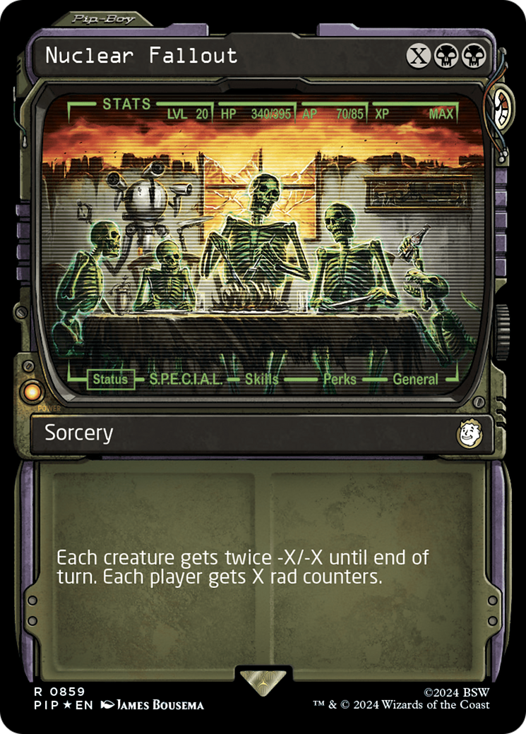 Nuclear Fallout (Showcase) (Surge Foil) [Fallout] MTG Single Magic: The Gathering | Red Claw Gaming