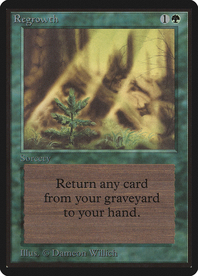 Regrowth [Beta Edition] MTG Single Magic: The Gathering | Red Claw Gaming