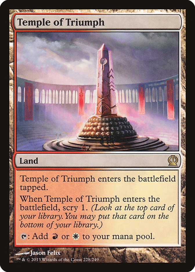Temple of Triumph [Theros] MTG Single Magic: The Gathering | Red Claw Gaming