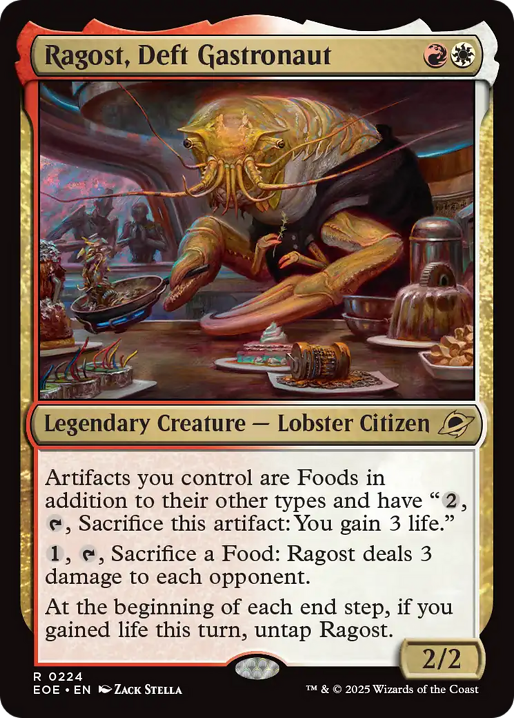 Ragost, Deft Gastronaut [Edge of Eternities] MTG Single Magic: The Gathering | Red Claw Gaming